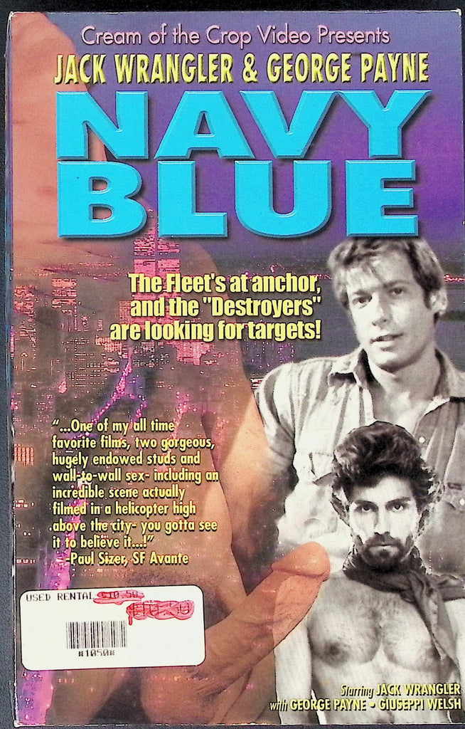 Navy Blue with Jack Wrangler George Payne Giuseppi Welsh Gay/LGBT VHS Cream of the Crop Video 052026AKVHS
