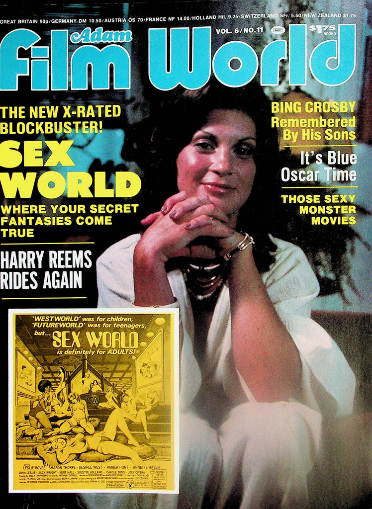 Adam Film World Magazine  Sex World: Starring Amber Hunt, Annette Haven  vol.6 #11  1978  071425lm-p