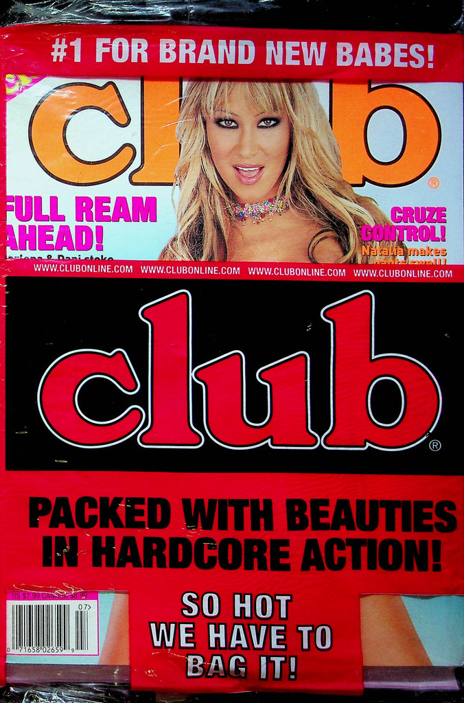Club Magazine Natalia Cruze Control & Marlena July 2005 SEALED 061223RP