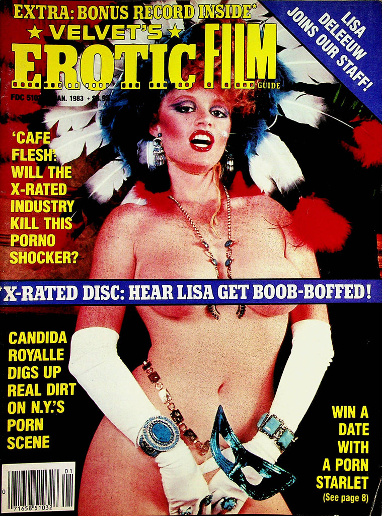 Velvet's Erotic Film Guide Magazine  Lisa DeLeeuw   January 1983    051123lm-p