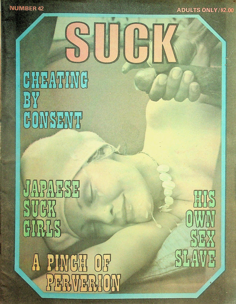 Suck Newspaper Magazine  Japanese Suck Girls   #42  1970's  101226lmp-GSC