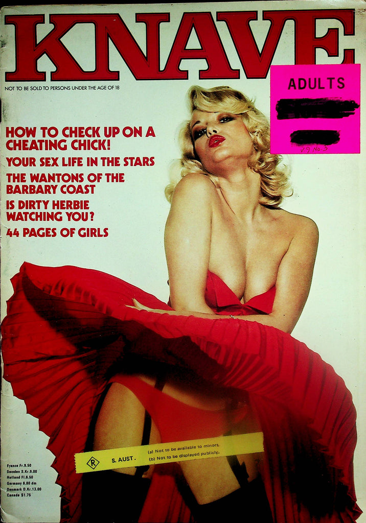 Knave Magazine  Centerfold Girl Belinda  vol.9 #3  1976   091925lm-p
