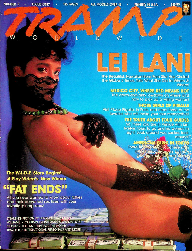 Tramp Worldwide Magazine  Covergirl Lei Lani  / The Girls Of Pigalle  Over 100 Pages!  #2  1990's     082126lmp-GSC