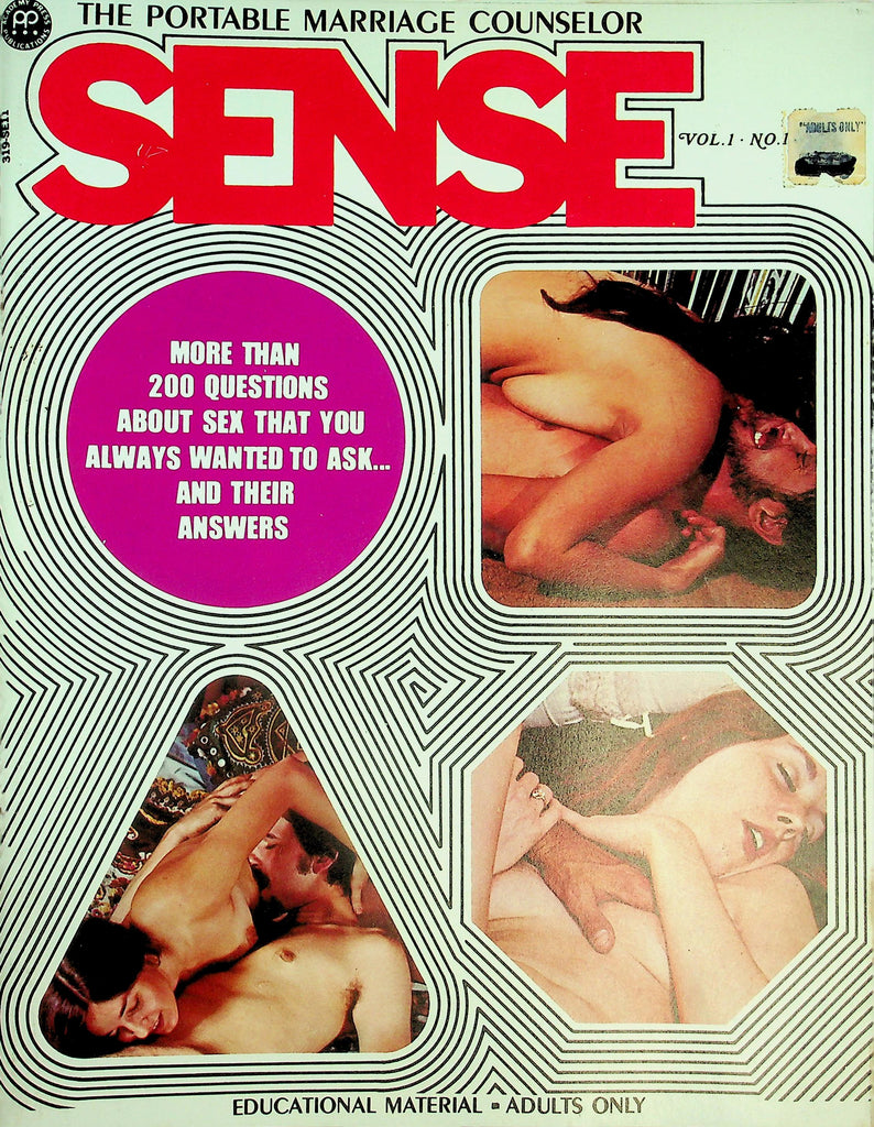 Sense Magazine Questions Answered : Foreplay, Intercourse, Orgasm and More!  1970   071226lmp-GSC