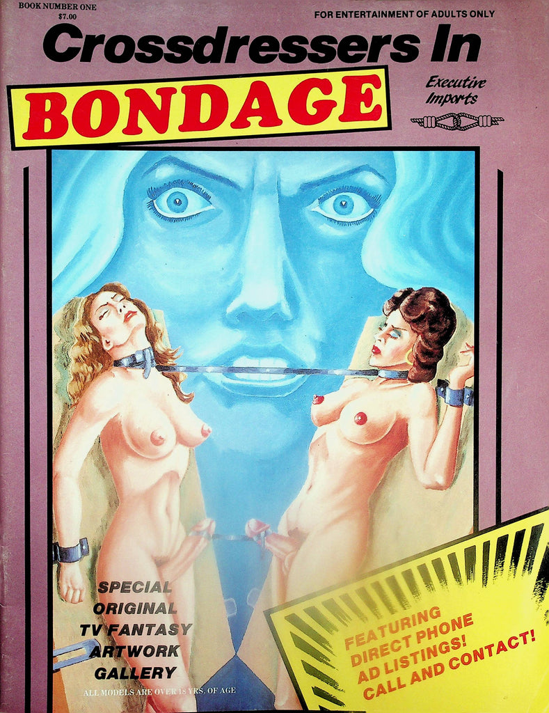 Crossdressers In Bondage Magazine   Contacts & Ads / TV Fantasy Artwork Gallery  #1  1986   090325lm-p