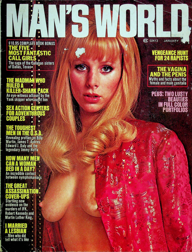 Man's World Magazine Married To A Lesbian January 1976 070524RP