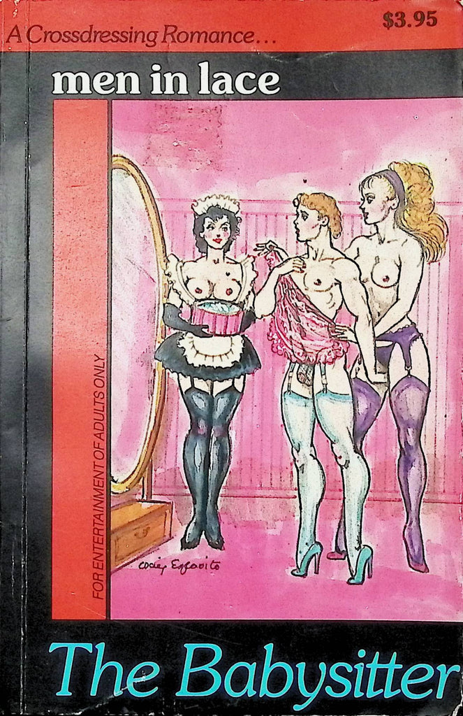 Men in Lace The Babysitter A Crossdressing Romance ML-137 1990 Star Distributors Adult Erotic Paperback Novel-060524AMP