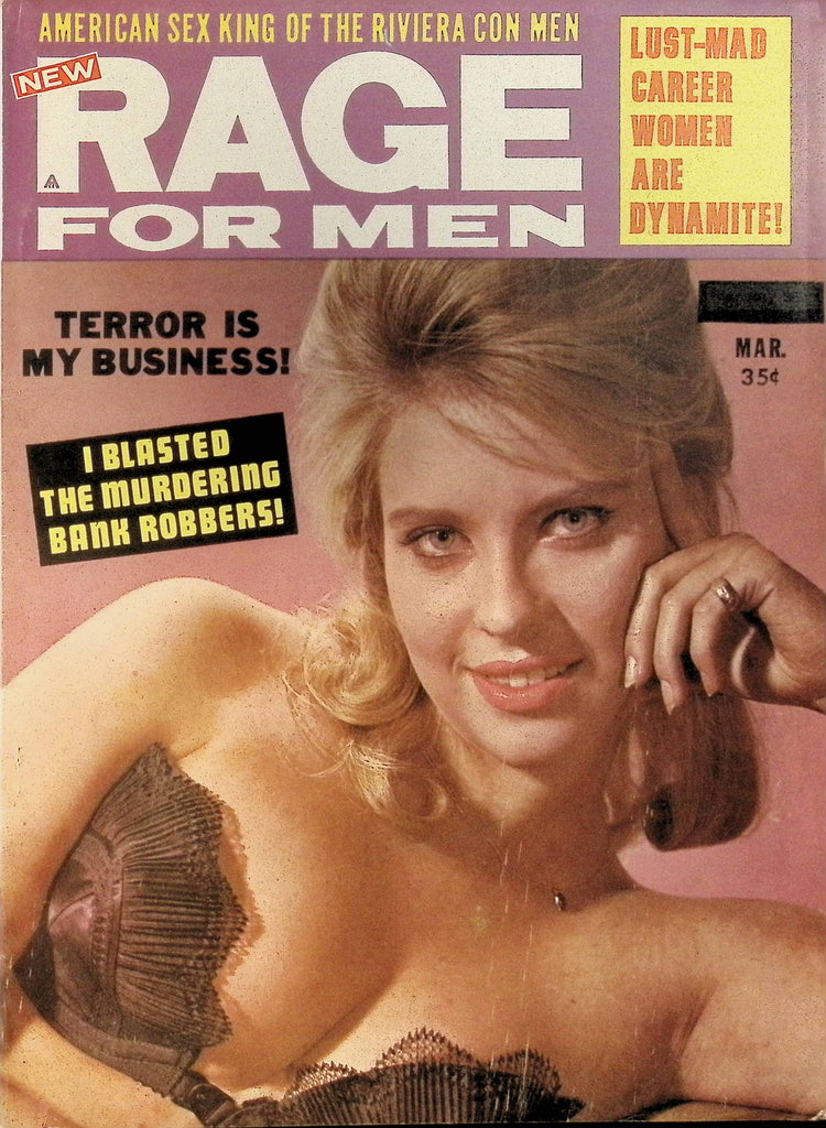 New Rage for Men Magazine March 1963 Annette Casier Shaped to please 101025AMP