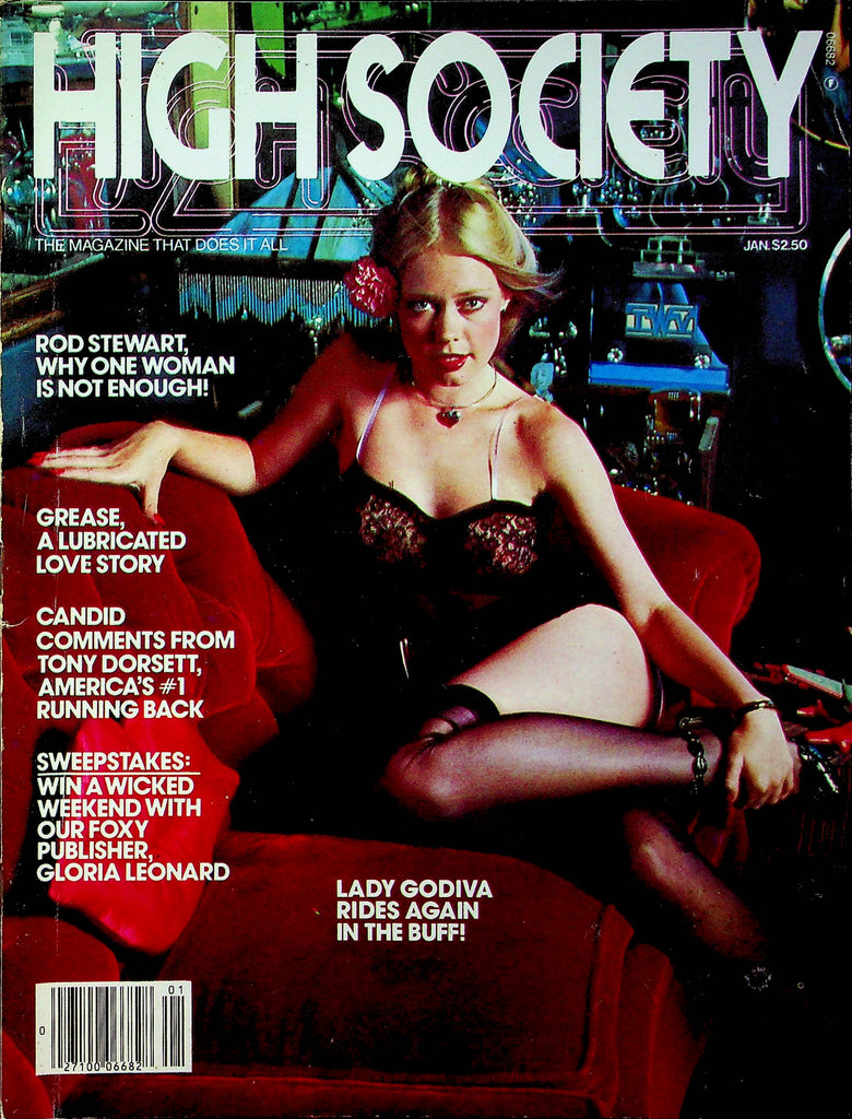 High Society Magazine Lady Godiva & Rod Stewart January 1979 071923RP