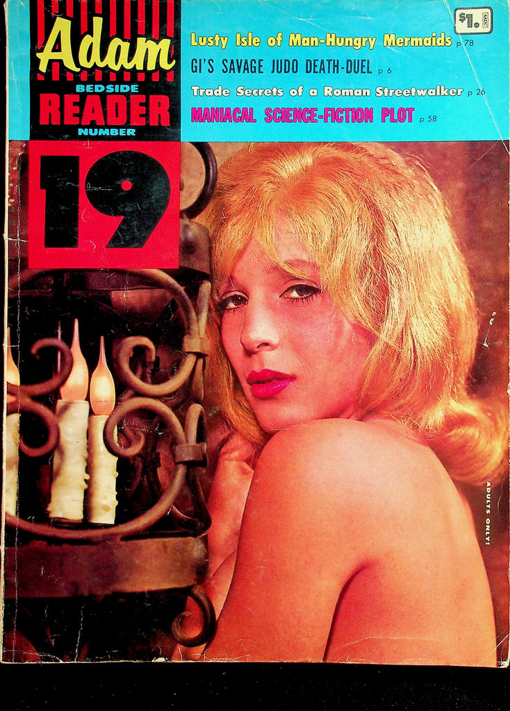 Adam Bedside Reader Magazine Lusty Isle Of Man-Hungry Mermaids  #19 1965   040326lmp