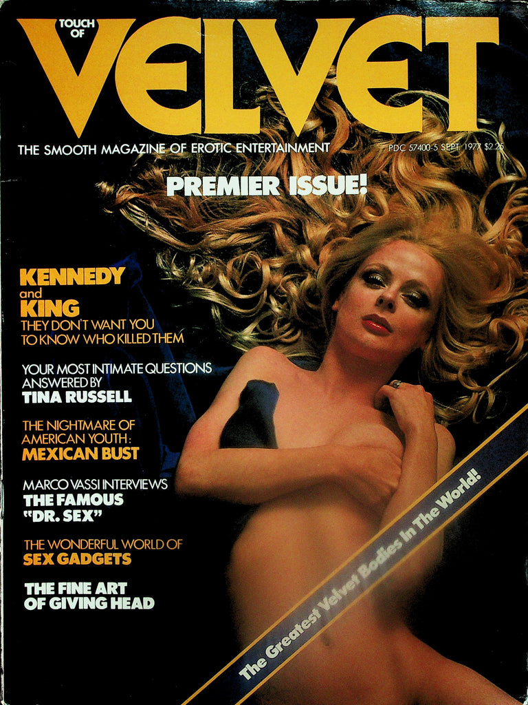 Velvet Magazine  Premier Issue! Cover & Centerfold Girl Cindy / The Fine Art Of Giving Head September 1977  120225lmp2