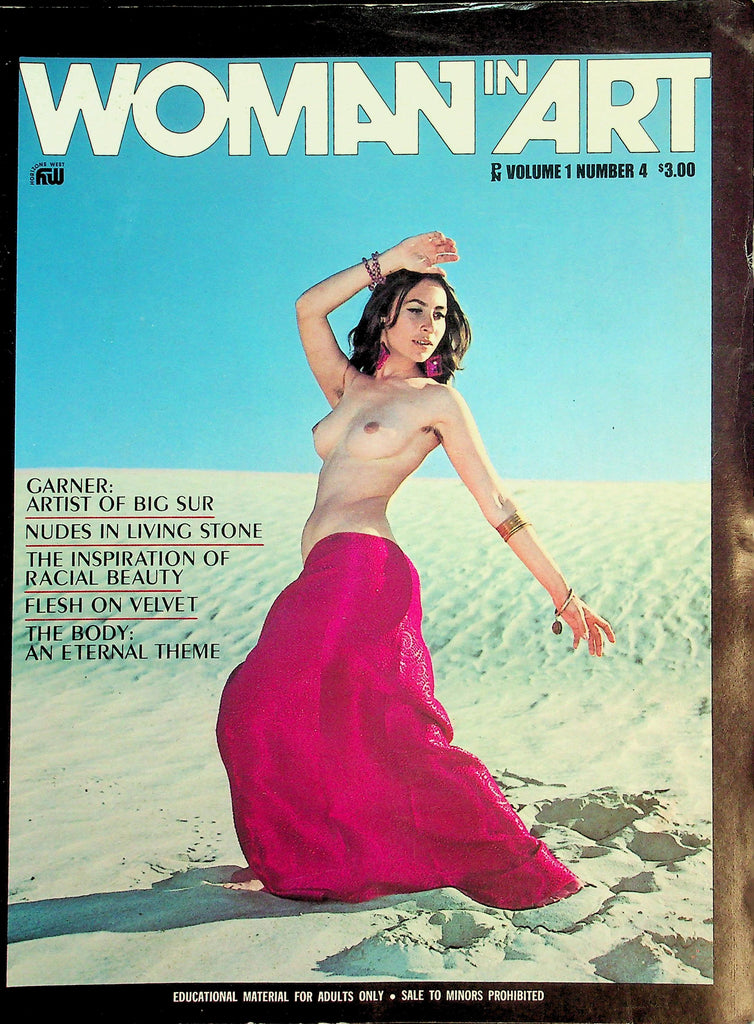 Woman In Art Magazine  Flesh On Velvet / The Bondy: An Eternal Theme  vol.1 #4  1973    072326lmp-GSC
