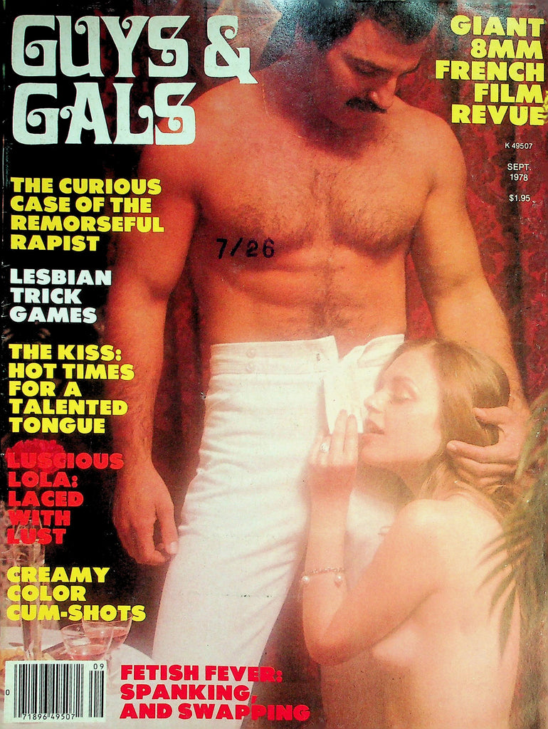 Guys & Gals Magazine  The Kiss: Hot Times For A Talented Tongue / Luscious Lola   September 1978     031926lmp