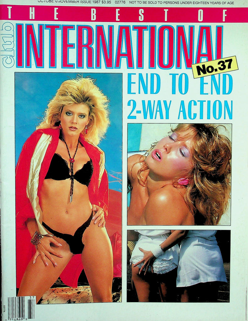 The Best Of Club International Magazine  Ginger Lynn / End To End 2-Way Action  #37 1987       122725lmp
