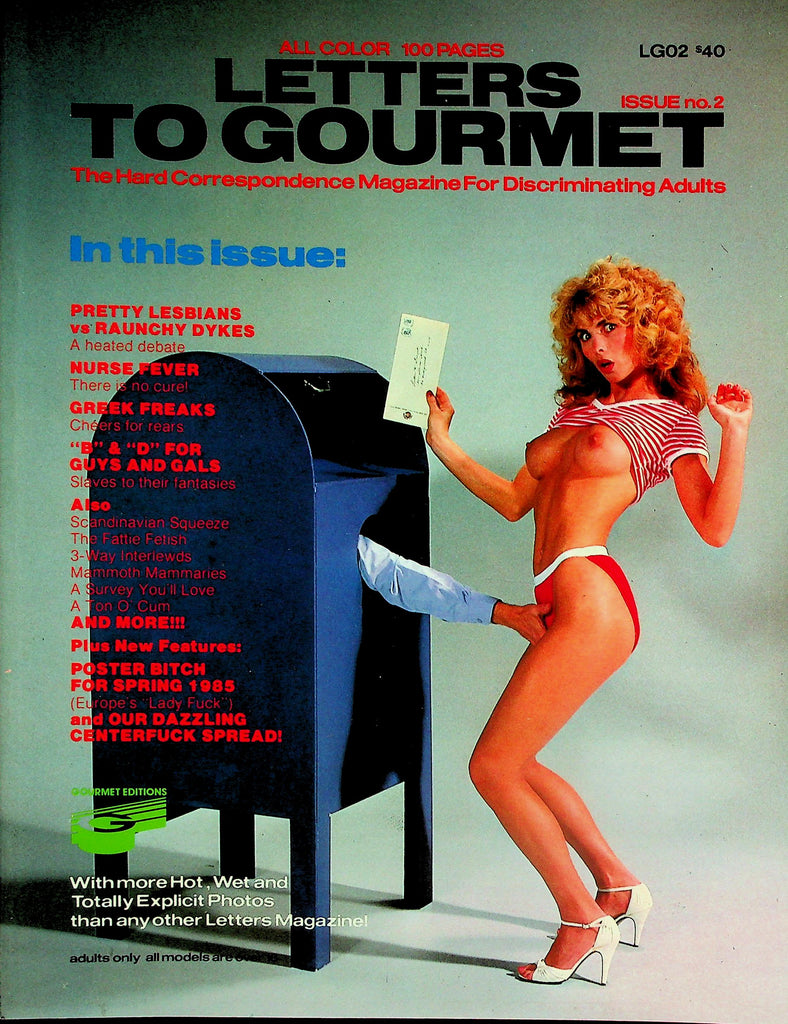 Letters To Gourmet Magazine  Nurse Fever, Greak Freaks / Centerfuck Of The Month Mona  #2  1985  Goumet Edition      052826lmp-GSC