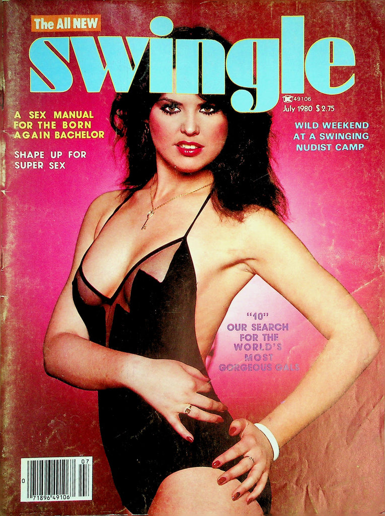 Swingle Magazine   Wild Weekend At A Nudist Camp / Search For The Most Gorgeous Gals  July 1980       012726lmp
