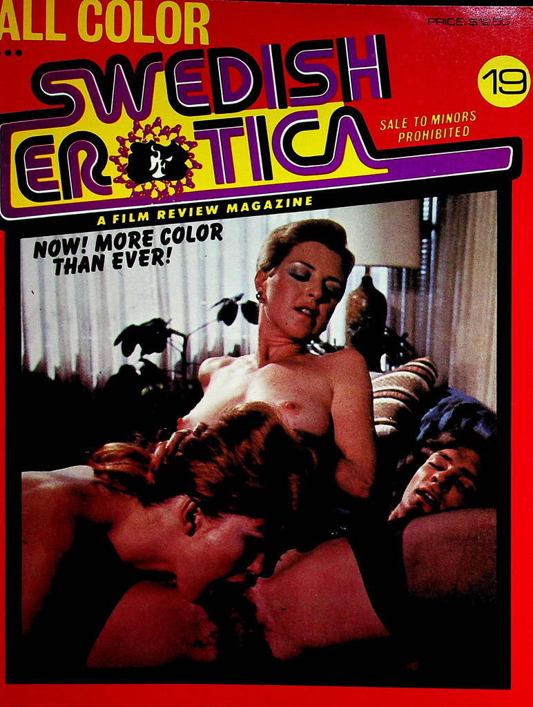 Swedish Erotica Film Review Magazine  Aunt Peg, John Holmes, Serena  #19  1980's    052523lm-p2