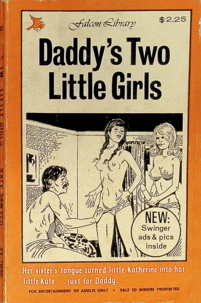 Daddy's Two Girls by Kate Sawyer 1976 Falcon Library  Star Dist Adult Paperback Novel 090325AMP