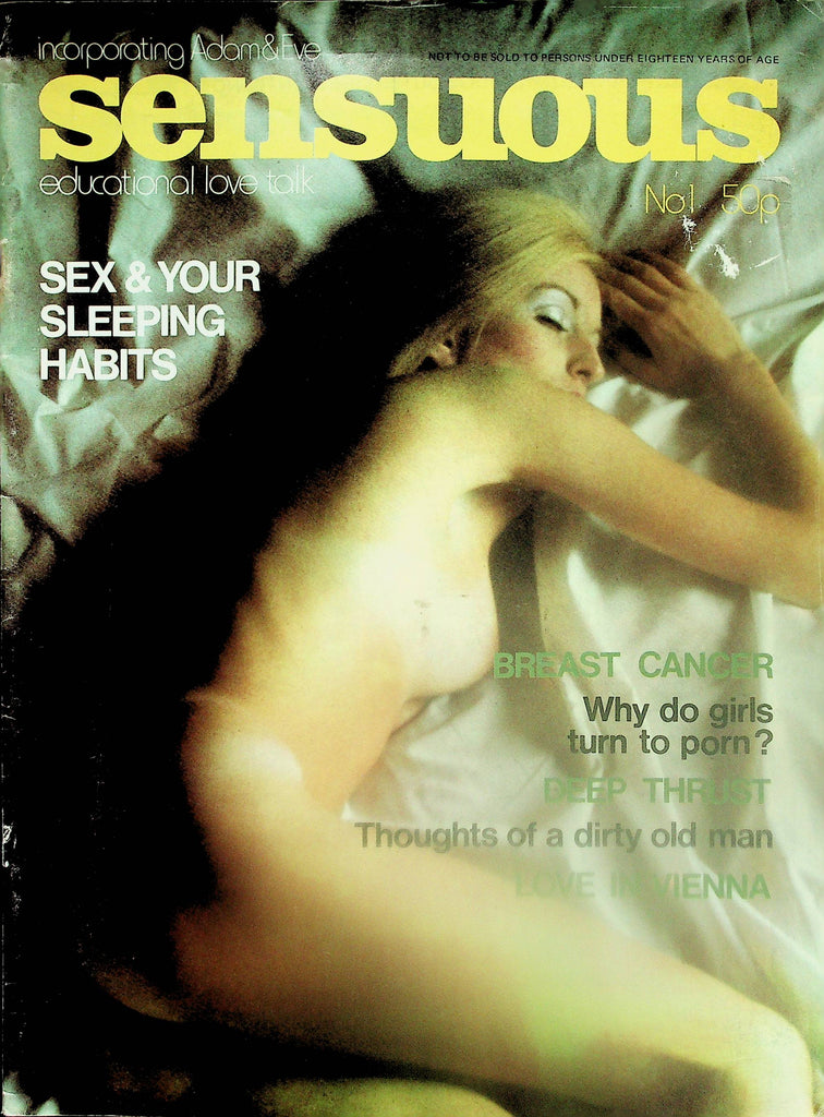 Sensuous Educational Love Talk Magazine  Sex & Your Sleeping Habits / Deep Thrust   #1  1970's   102325lm-p