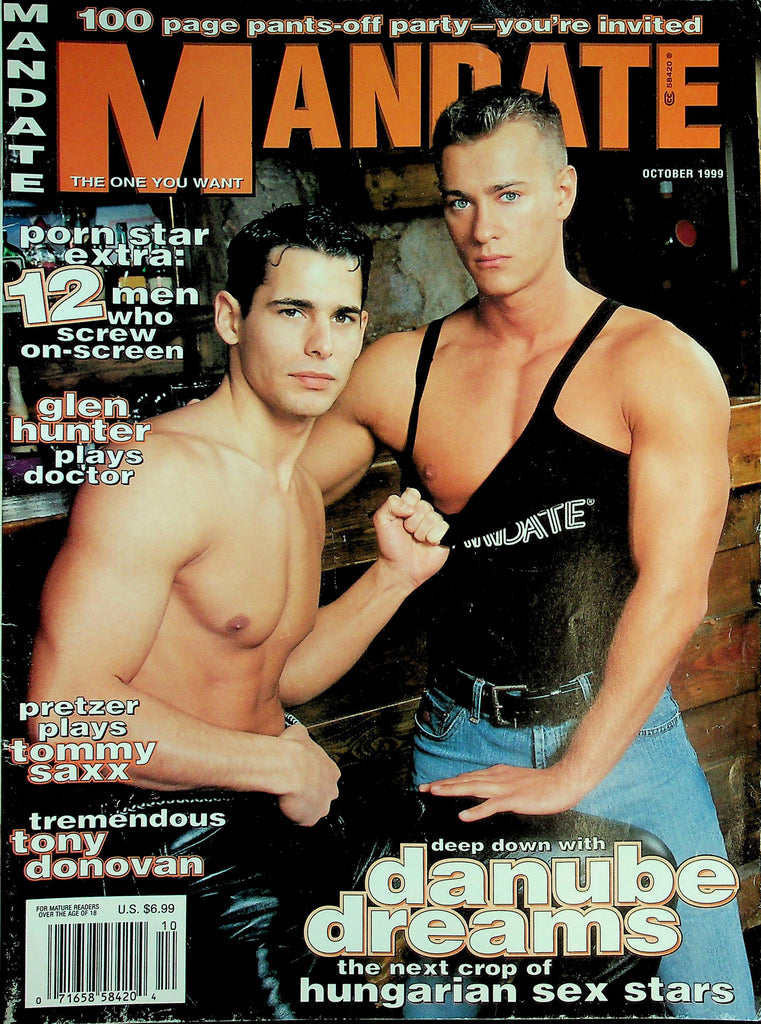 Mandate Gay Magazine   Cover Guys From Jet Set Video Danube Dreams- Hungarian Sex Stars  October 1999    031826lmp