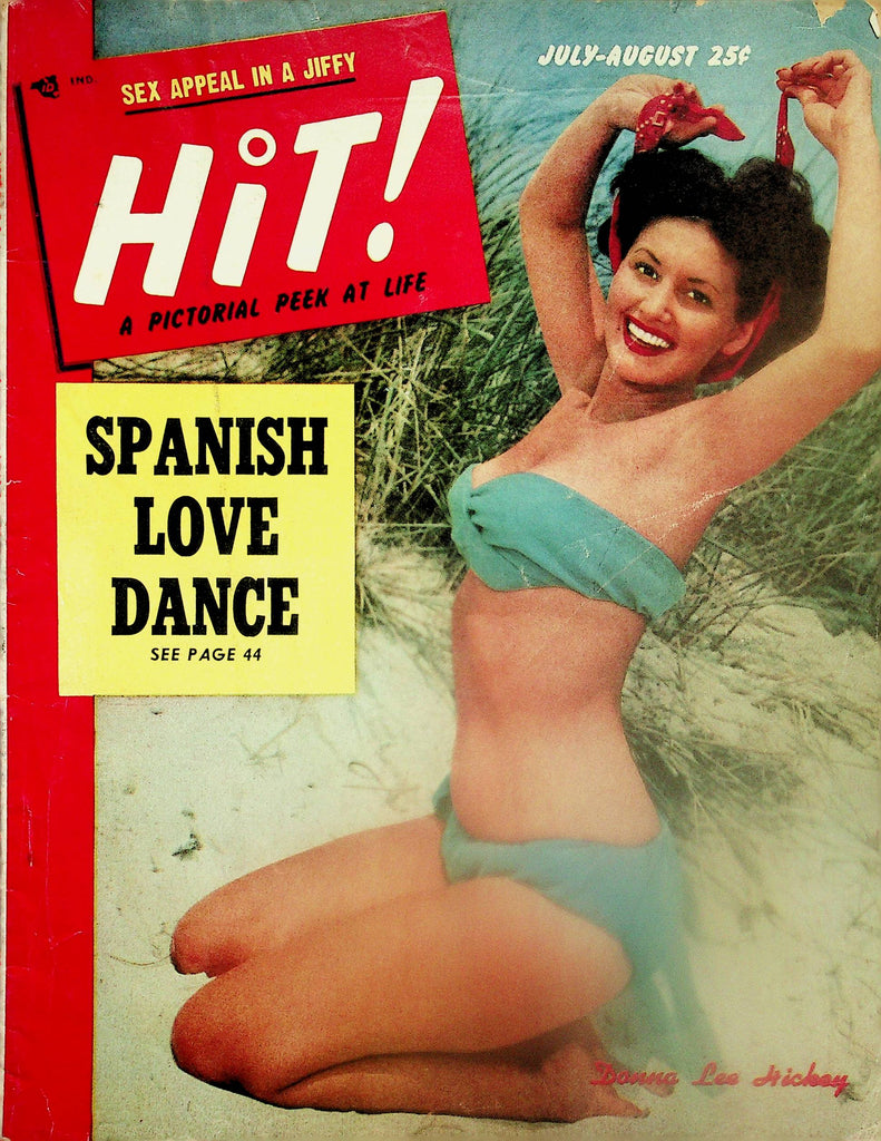 Hit! Vintage Magazine  Covergirl Donna Lee Hickey  July-August 1952   101525lm-p