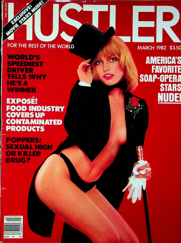 Hustler Magazine Darrell Waltrip & Katie & Maureen March 1982 072623RP