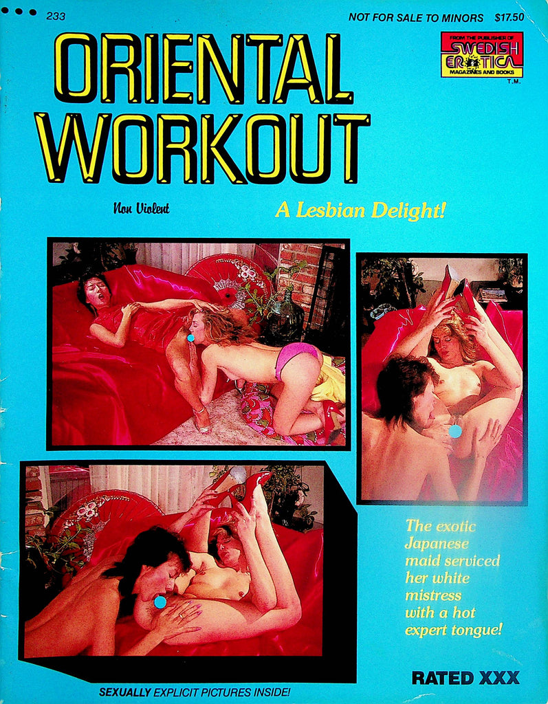 Oriental Workout Magazine  A Lesbian Delight! 1980's Swedish Erotica    030324lm-p