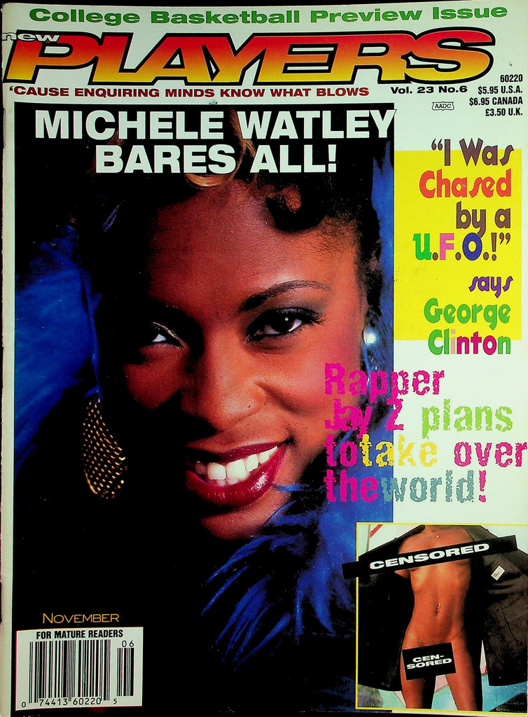 Players Magazine  Michele Watley Bares All!  / Rapper Jay Z  vol.23 #6  November 2006     021826lmp