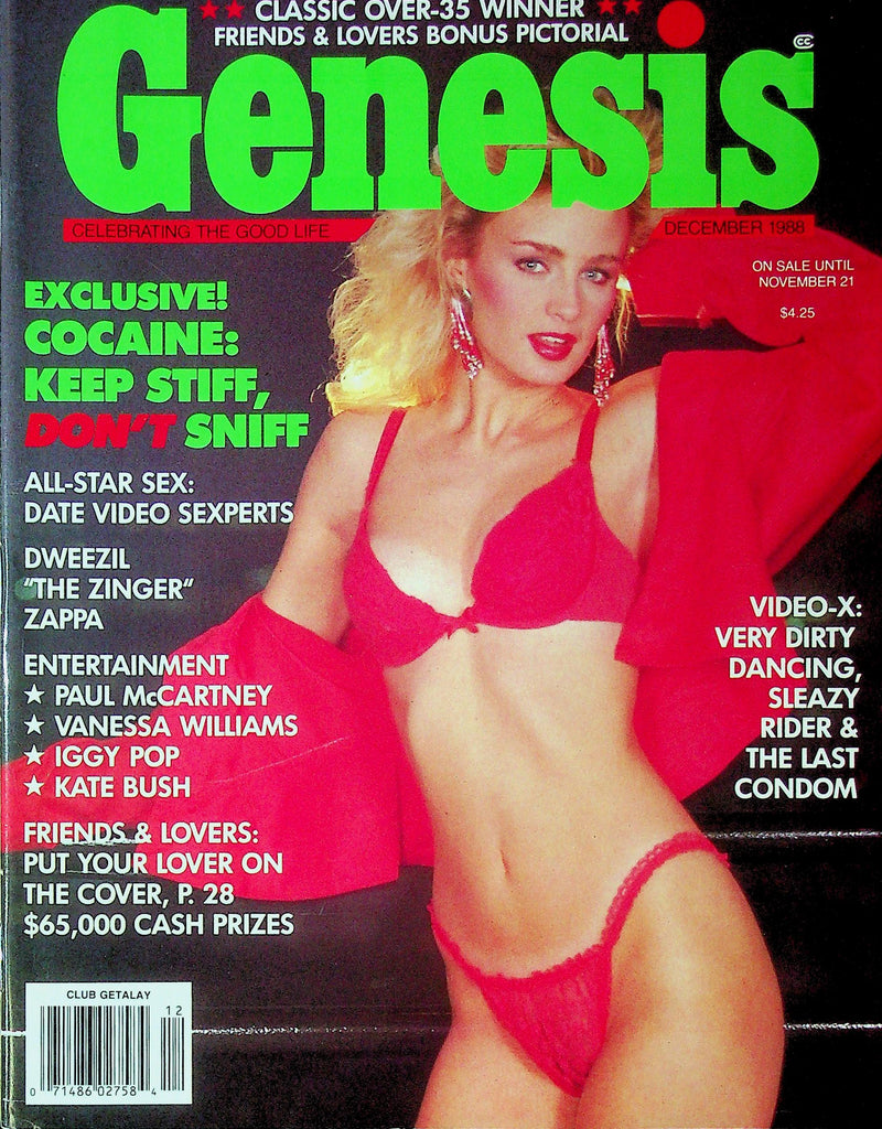 Genesis Magazine Ft. Dweezil Zappa December 1988 042925RP2