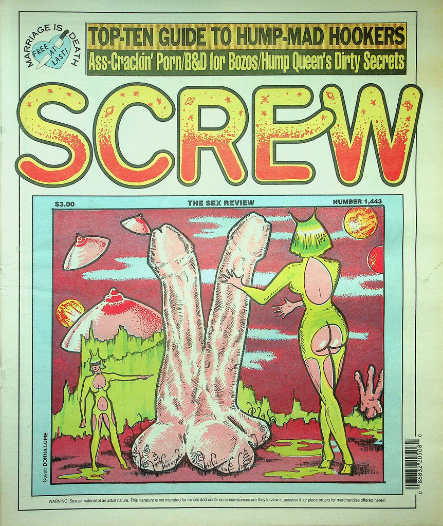 Screw Newspaper   Top Ten Guide To Hump-Mad Hookers     #1443   October 28,  1996    010626lmp2