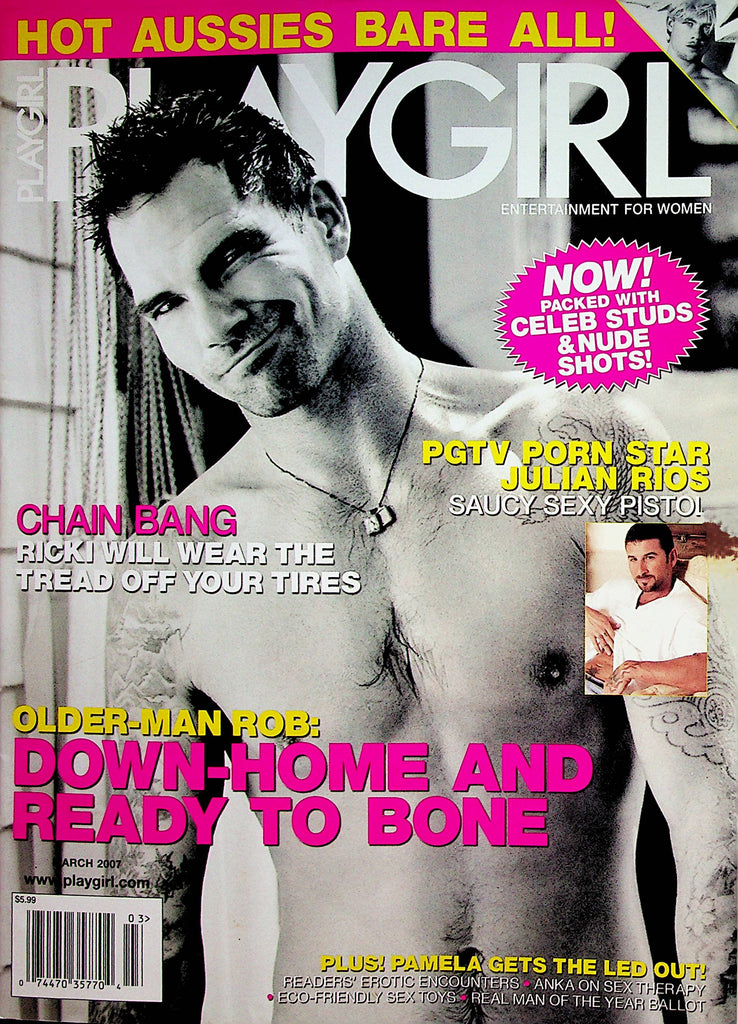 Playgirl Magazine   Coverguy Rob  March 2007     061523lm-p2