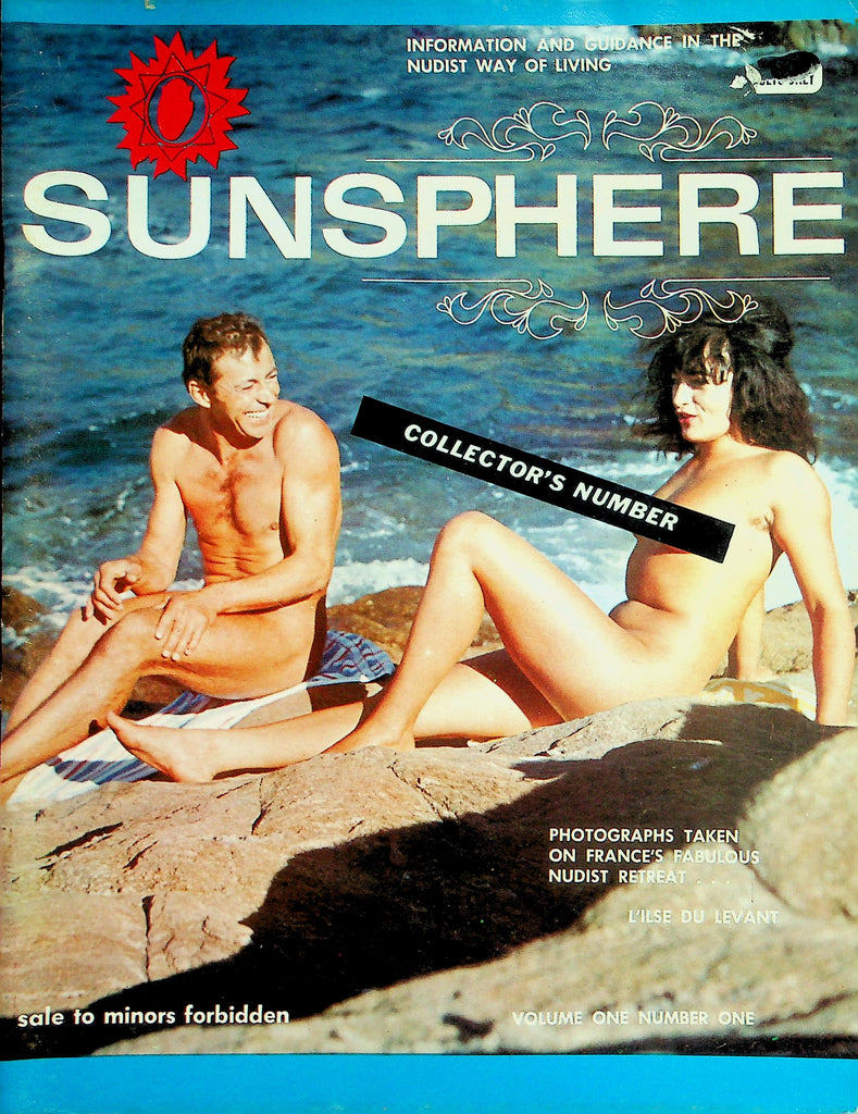 Sunsphere Nudist Magazine   France's Fabulous Nudist Retreat vol.1 #1  1960's Collector's   050726lmp