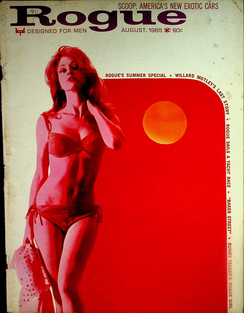 Rogue Vintage Magazine   Centerfold Rogue Girl Elaina Lekias  August 1965     011224lm-p