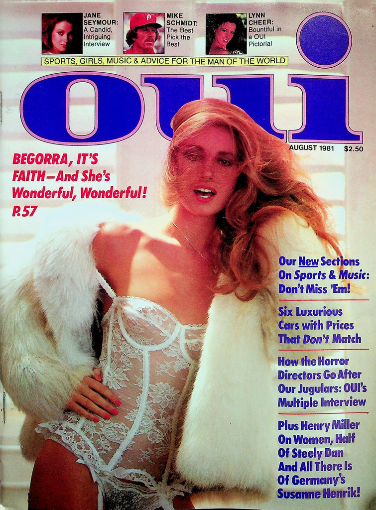 Oui Magazine Faith / Jane Seymour August 1981 122925lmp