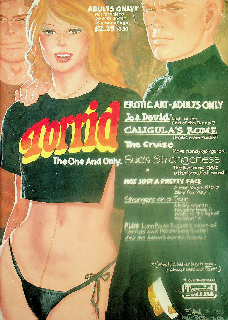Torrid Erotic Art For Adults Magazine  Sue's Strangeness  #11  1983   102125lm-p