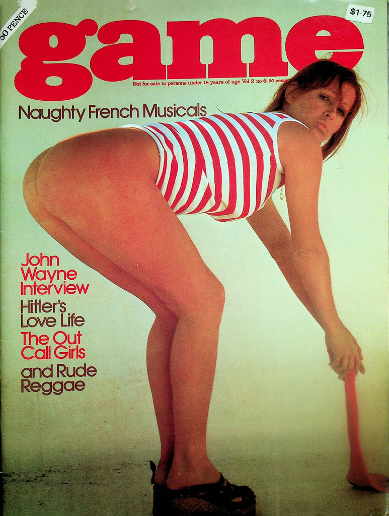 Game Magazine  Covergirl Utta / John Wayne Interview  vol.2 #6 1975   091225lm-p