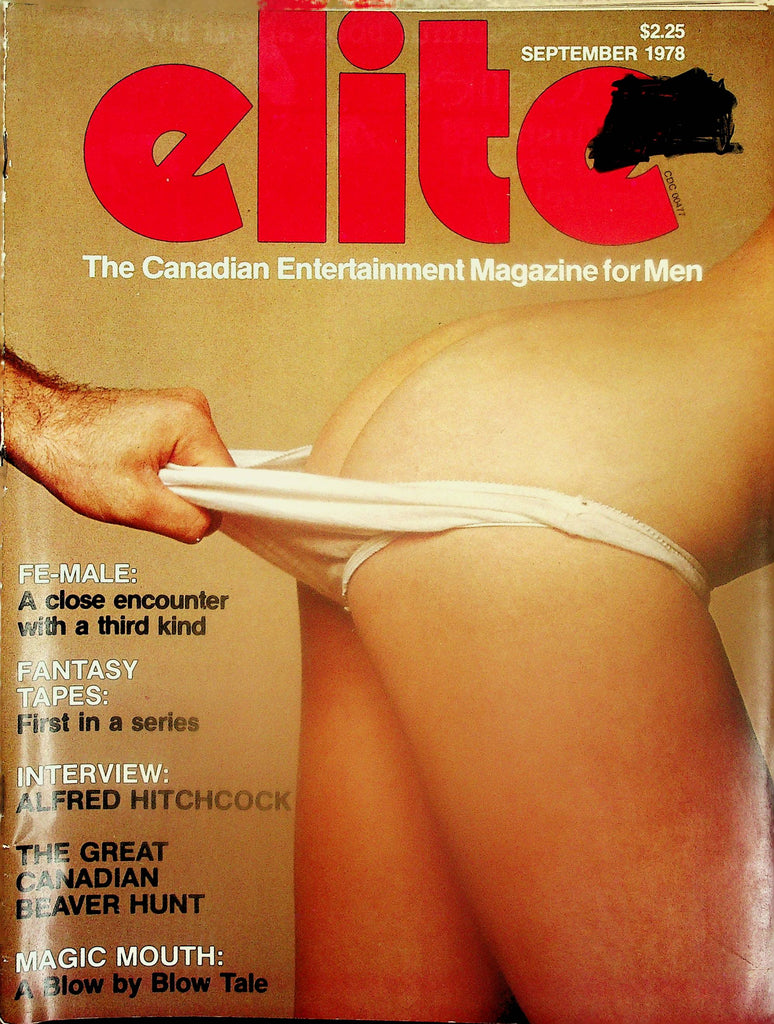Elite Magazine   Alfred Hitchcock Interview / Centerfold Girl Stella   September 1978   101825lm-p