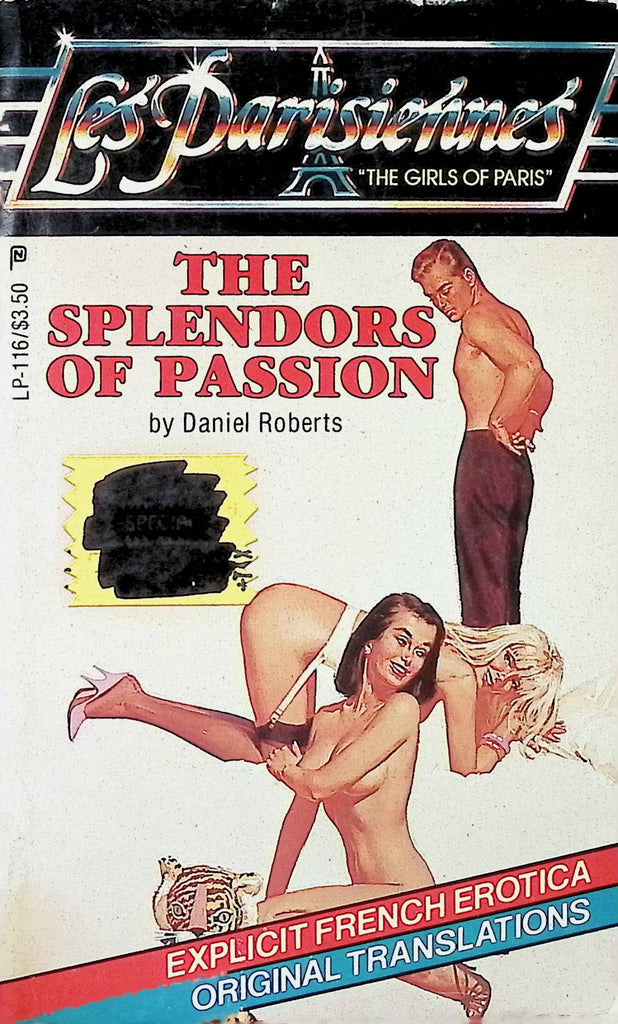 The Splendors of Passion by Daniel Roberts LP-116 Les Parisiennes French Erotica Translated 1984 American Art Enterprises Adult Erotic Paperback Novel-061324AMP