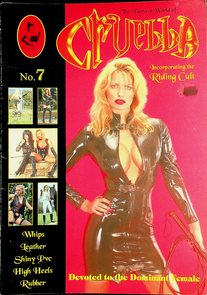The Fantasy World Of Cruella Fetish Magazine  Devoted To The Dominant Female #7  1980's   022226lmp