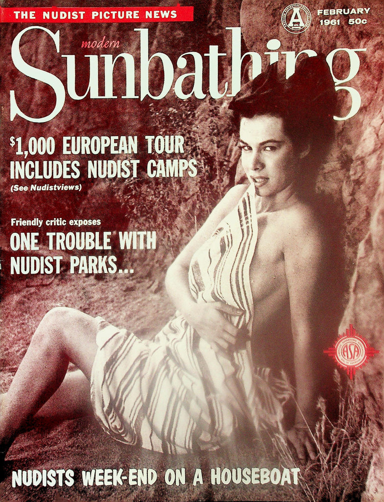 Modern Sunbathing Nudist Magazine   Nudist Week-End On A Houseboat   February 1961    112825lmp2