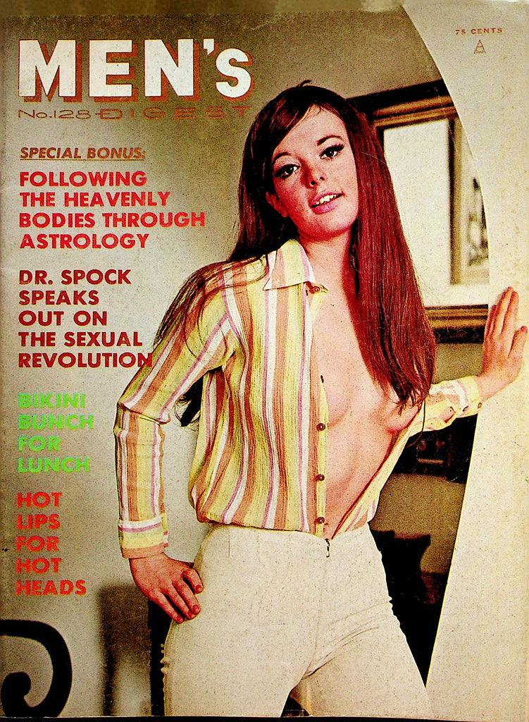 Men's Digest Magazine  Covergirl Sally Wilson / Dr. Spock   #128 1971      040326lmp