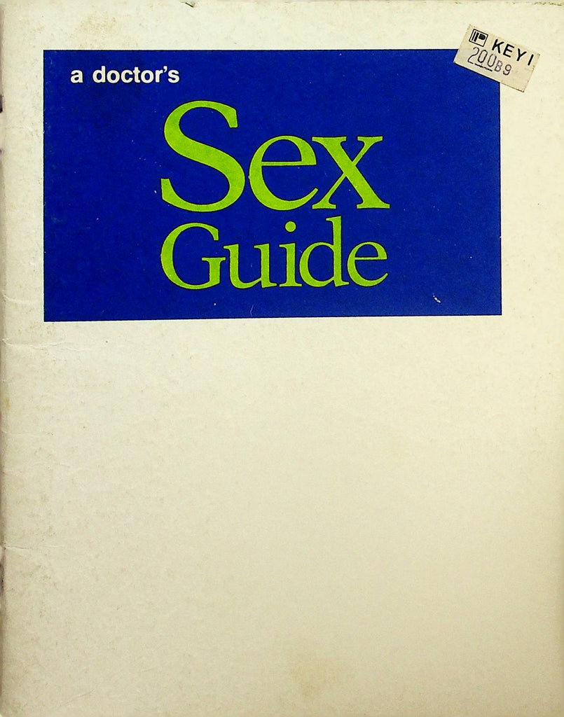 A Doctor's Sex Guide Digest by Bernard R. Greenblat   1976     050125lm-p