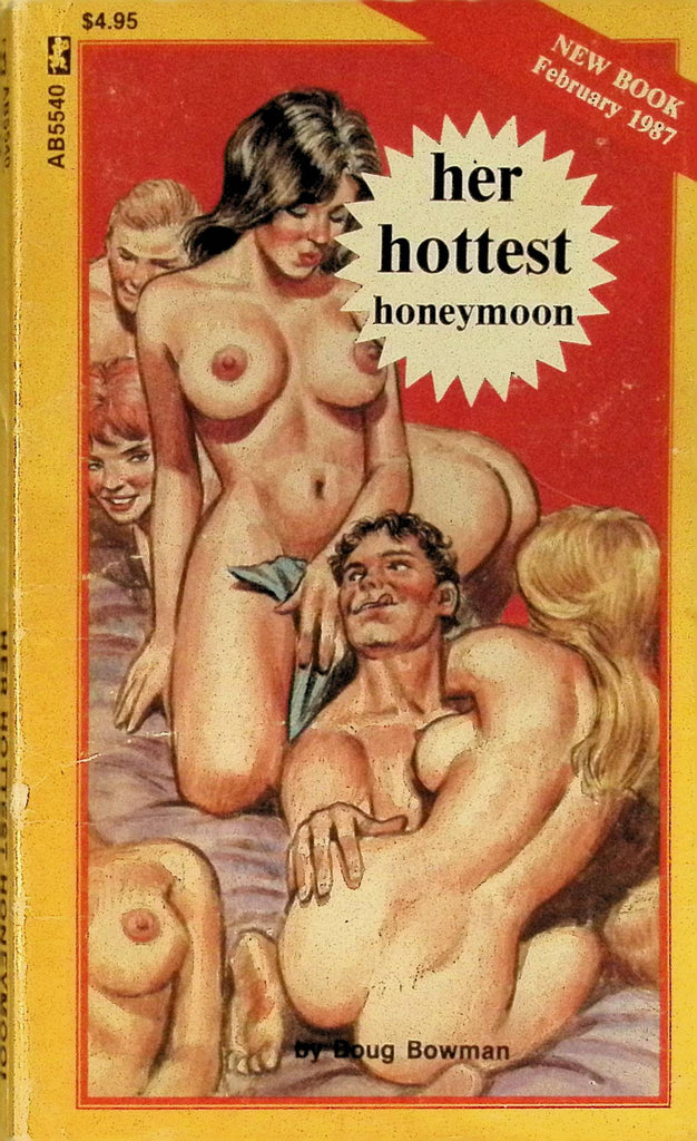 Her Hottest Honeymoon by Doug Bowman AB5540 1987 Greenleaf Classics Adult Paperback Novel 072325AMP