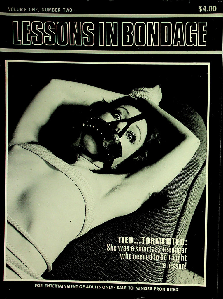 Lessons In Bondage 18+  Magazine  Smartass Teenager Who Needed To Be Taught A Lesson!  vol.1 #2  1970's     102026lmp-GSC