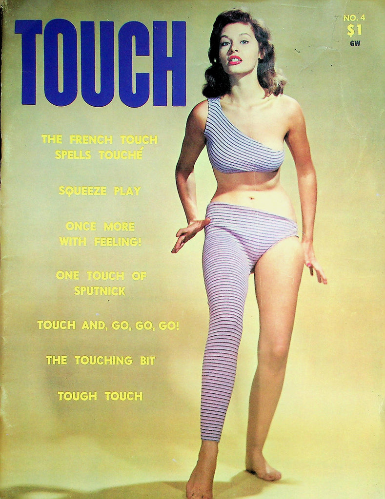 Touch Vintage Magazine  Squeeze Play / The Touching Bit  #4 1959 w/cf    031826lmp