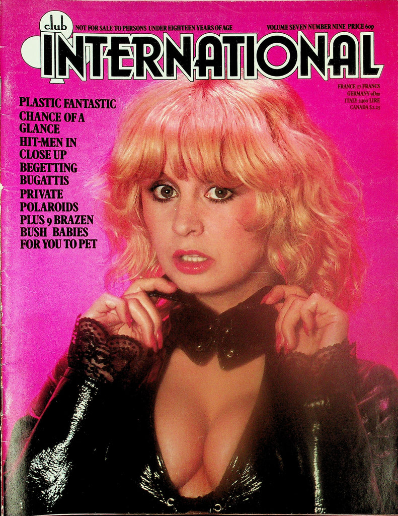 Club International Magazine  Cheryl, Natalee & More! vol.7 #9  1978  Paul Raymond  111625lm-p