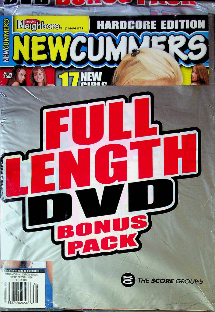 Naughty Neighbors Presents Newcummers Magazine June 2008 SEALED W/DVD 090624RP