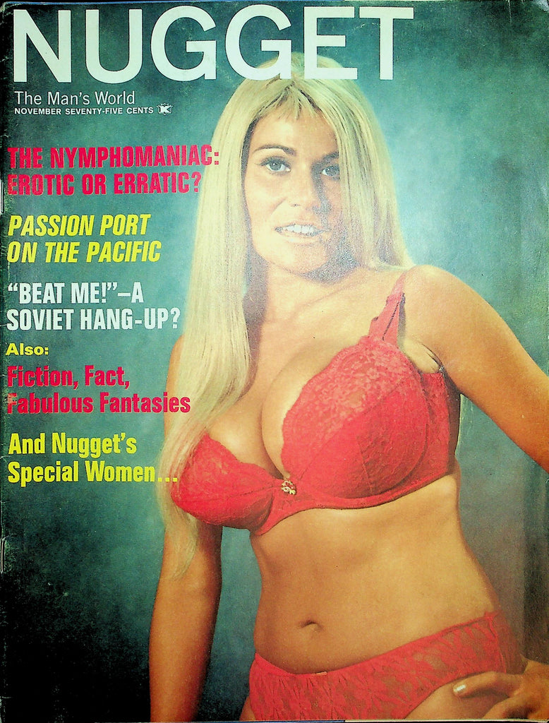 Nugget Magazine   Cover Only Uschi Digard / Centerfold Beverlee  November 1970    071826lmp-GSC