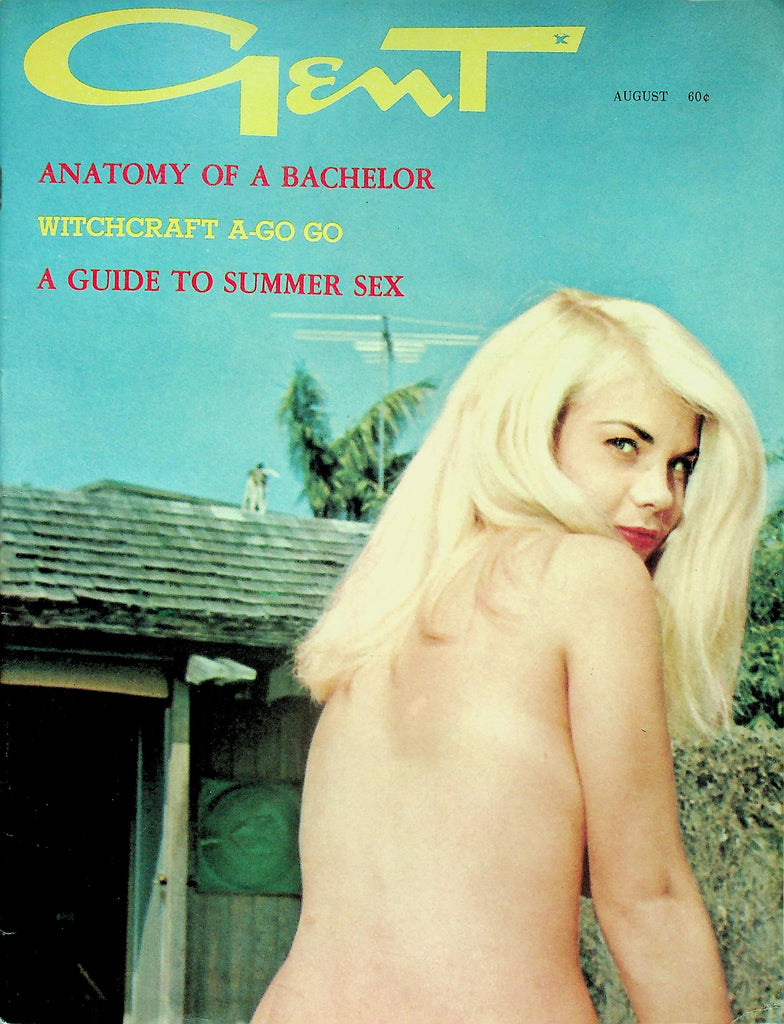 Gent Magazine  Cover/Centerfold Girl Elsa Van Dalen / A Guide To Summer Sex  August 1966    010126lmp