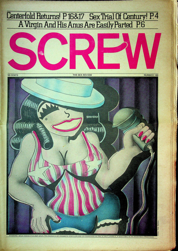 Screw Men's Newspaper Sex Trial Of Century No.180 August 14 1972 061124OSRP